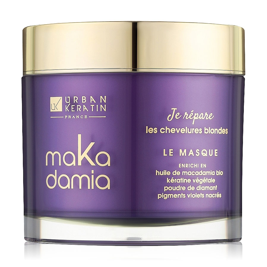 Маска Urban Keratin Makadamia Mask для світлого натурального та фарбованого волосся, 200 мл