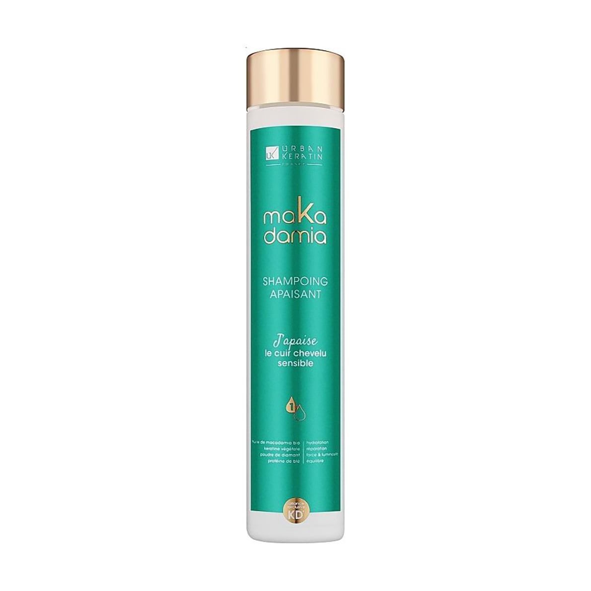 Шампунь Urban Keratin Makadamia Shampoo для чутливої шкіри голови, 250 мл